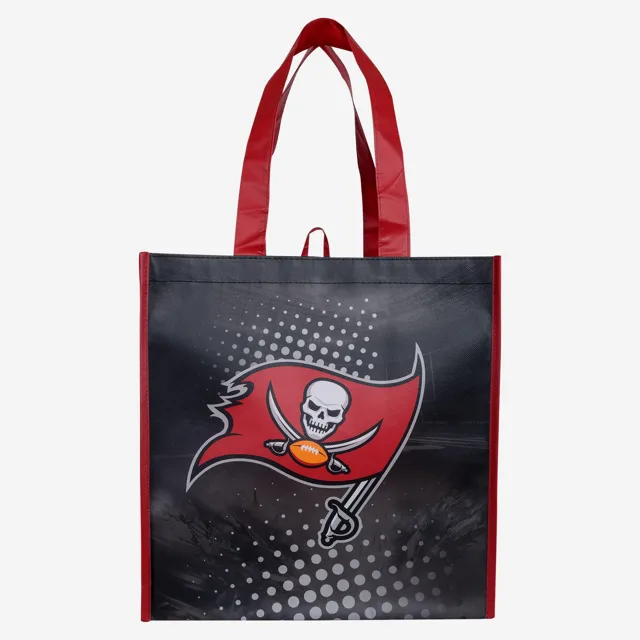 Tampa Bay Buccaneers Lot de 4 sacs à provisions réutilisables
