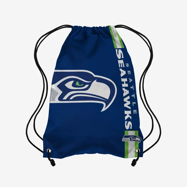 Seattle Seahawks Sac à dos à cordon avec grand logo