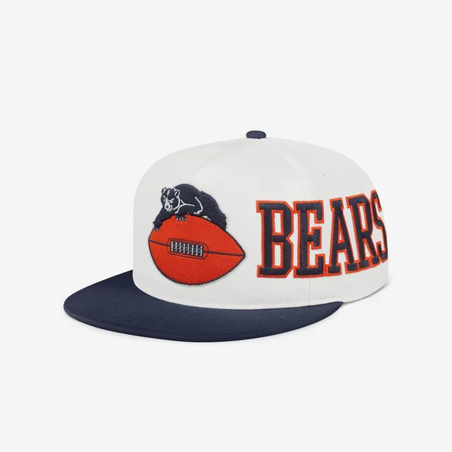 Chicago Bears Casquette RF Primetime rétro solide à enveloppe latérale