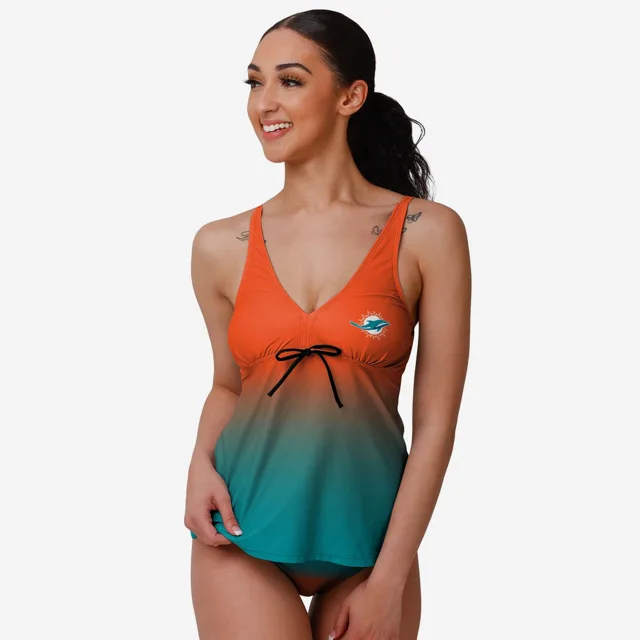 Miami Dolphins Tankini dégradé Gametime pour femme