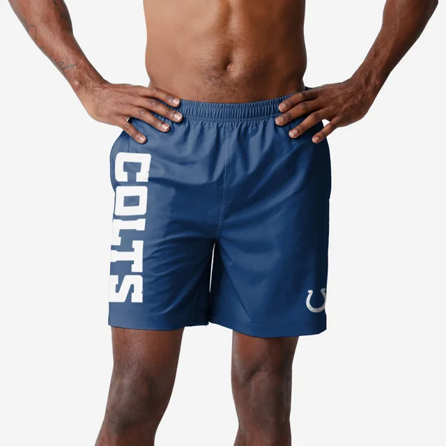 Indianapolis Colts Maillot de bain traditionnel avec mot-symbole solide