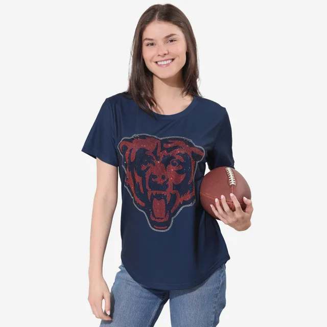 Chicago Bears Haut tunique strass