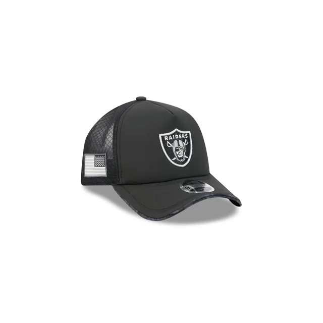 Las Vegas Raiders 2026 Salut au service Kids 9FORTY APEX Snapback Hat