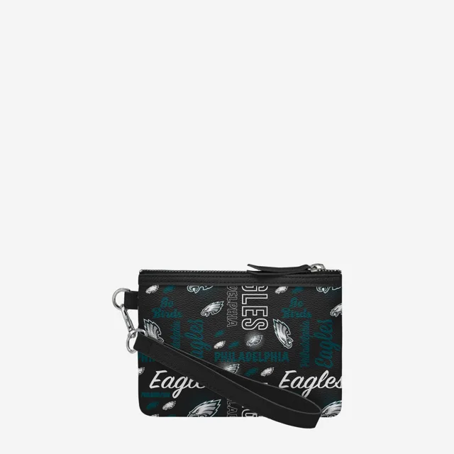 Philadelphia Eagles Bracelet imprimé avec logo répété de la collection Spirited Style