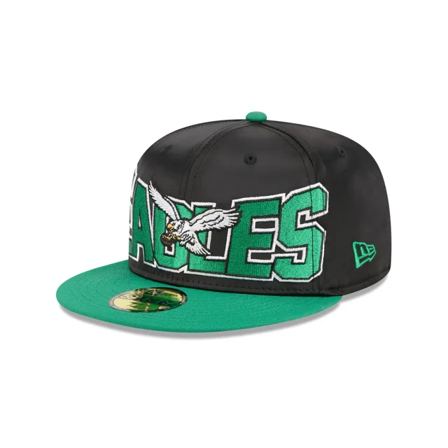 Philadelphia Eagles Chapeau ajusté 59FIFTY en satin audacieux