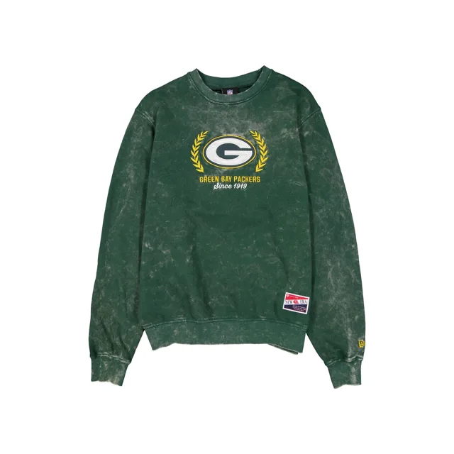 Green Bay Packers Col rond délavé Throwback