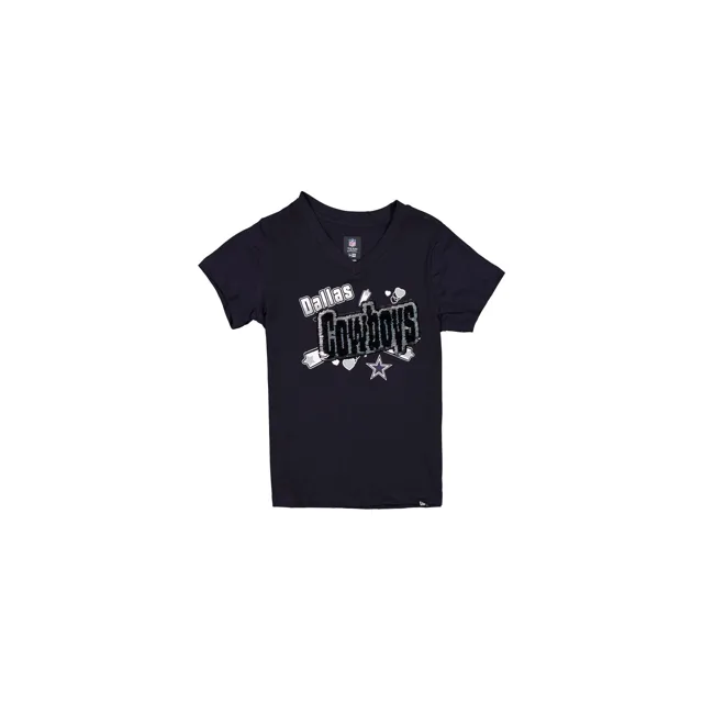 Dallas Cowboys T-shirt à paillettes pour filles