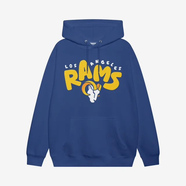 Los Angeles Rams 2020 Sweat à capuche rétro bulle