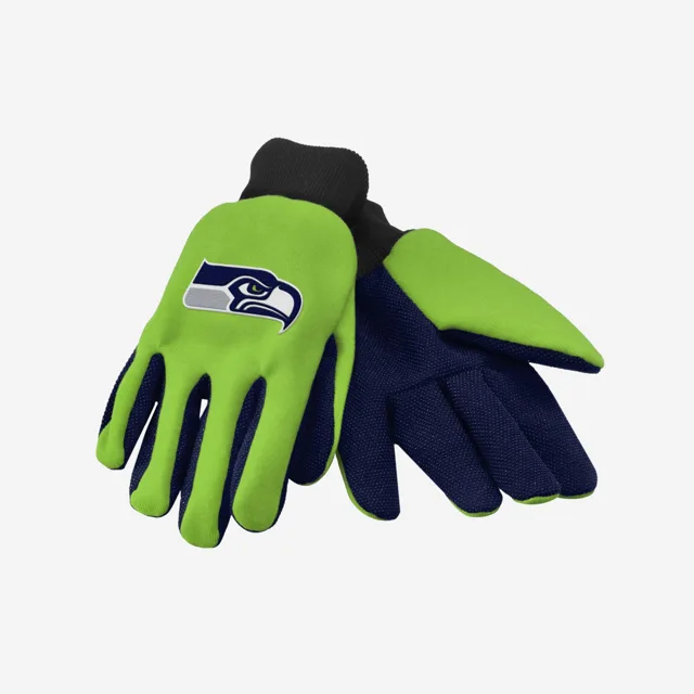 Gants utilitaires à paume colorée Seattle Seahawks