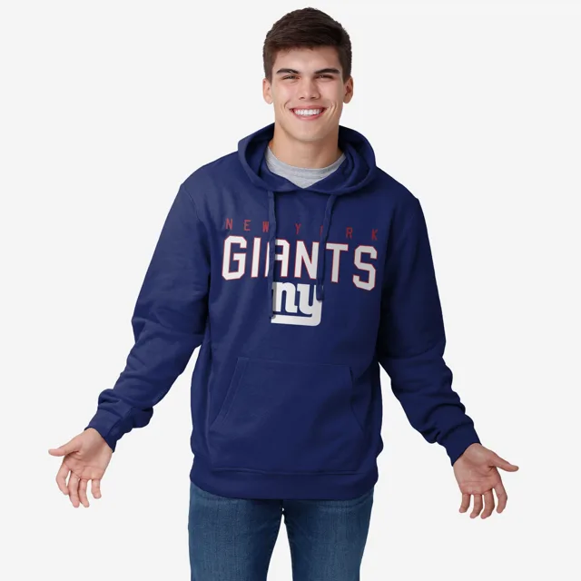 Sweat à capuche uni New York Giants