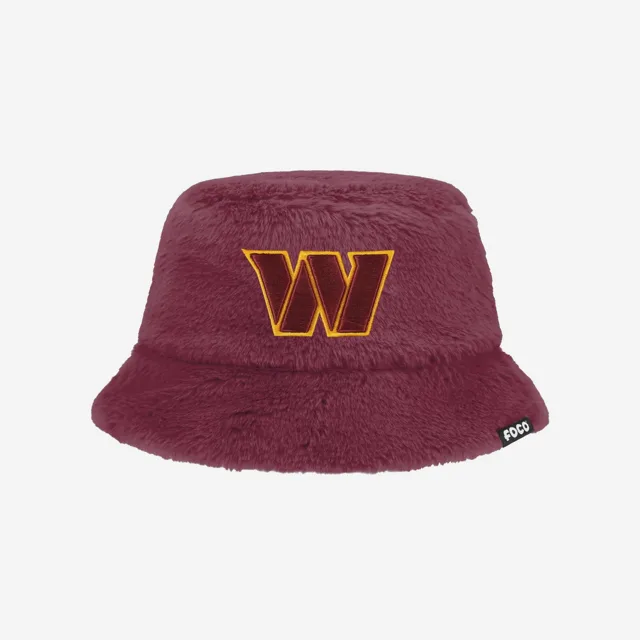 Washington Commanders Chapeau bob réversible en fausse fourrure