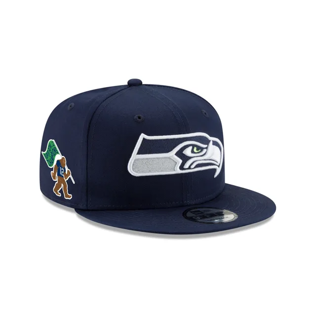 Seattle Seahawks Super Bowl LX Champions Sasquatch Sidepatch 9FIFTY Casquette Snapback