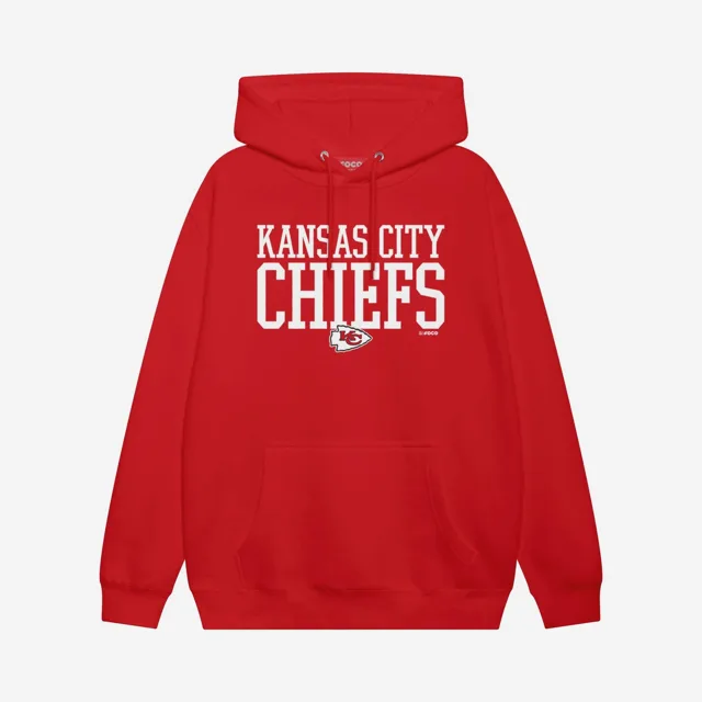 Kansas City Chiefs Sweat à capuche avec mot en gras