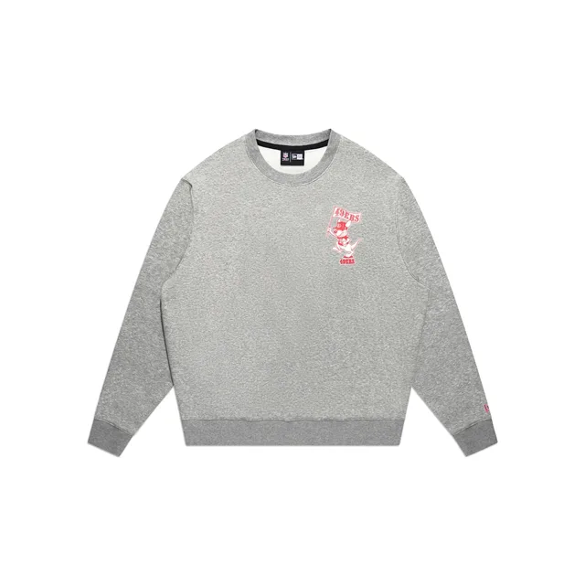 San Francisco 49ers 2026 Melbourne Game Grey Crewneck