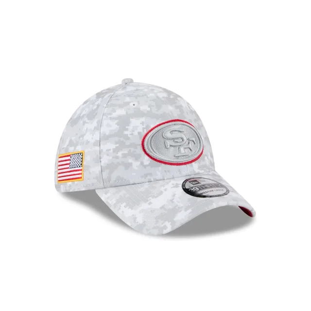 San Francisco 49ers 2025 Salut au service Fan Gear 39THIRTY Chapeau extensible