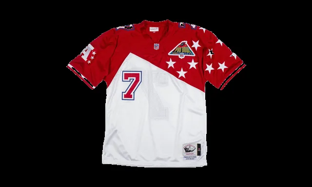 MAILLOT AUTHENTIQUE NFL AFC PRO BOWL 94-95 JOHN ELWAY "Blanc / Rouge - Afc Pro Bowl" AJY6LG19123 AFCWHRD94JEL