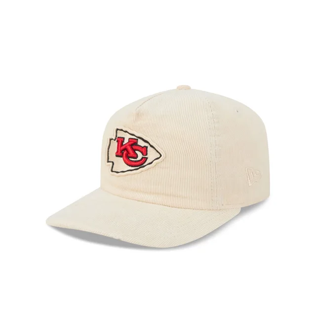 Kansas City Chiefs Chapeau réglable en velours côtelé chromé 19TWENTY