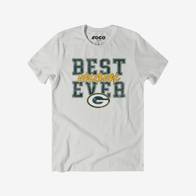 Green Bay Packers T-shirt empilé la meilleure maman de tous les temps