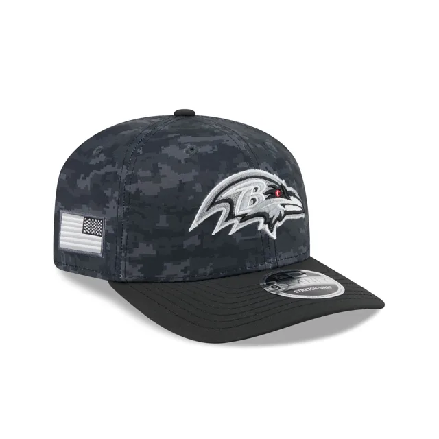 Baltimore Ravens 2026 Salut au service 9SEVENTY Chapeau extensible à bouton-pression