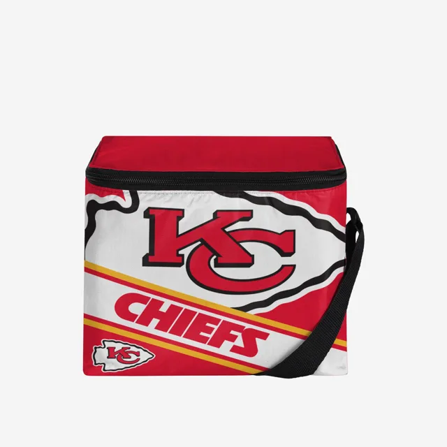 Kansas City Chiefs Lot de 6 glacières avec grand logo et rayures