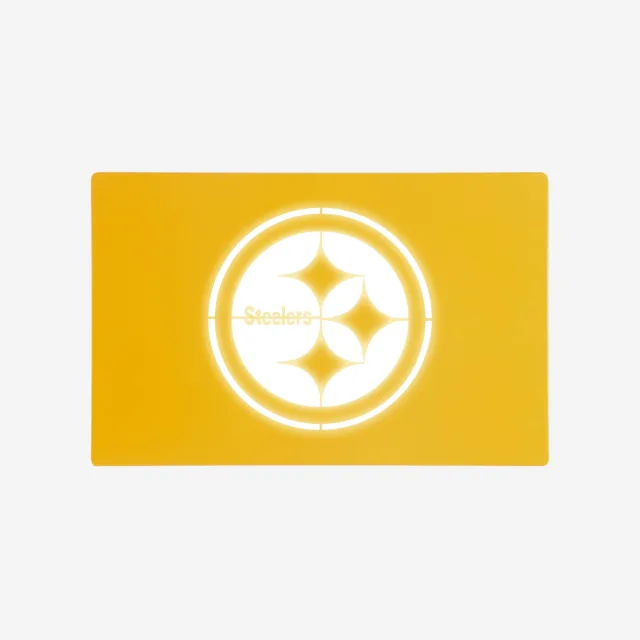 Pittsburgh Steelers Panneau avec logo lumineux en métal