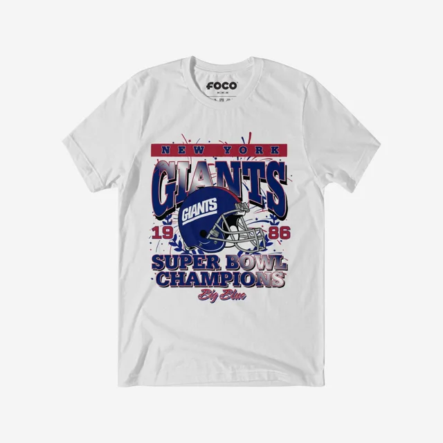 New York Giants T-shirt commémoratif du Super Bowl