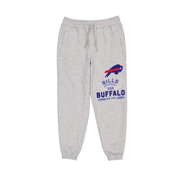 Buffalo Bills Pantalon de survêtement universitaire gris chiné