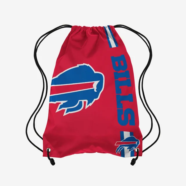 Buffalo Bills Sac à dos à cordon de serrage avec grand logo de couleur alternative rouge