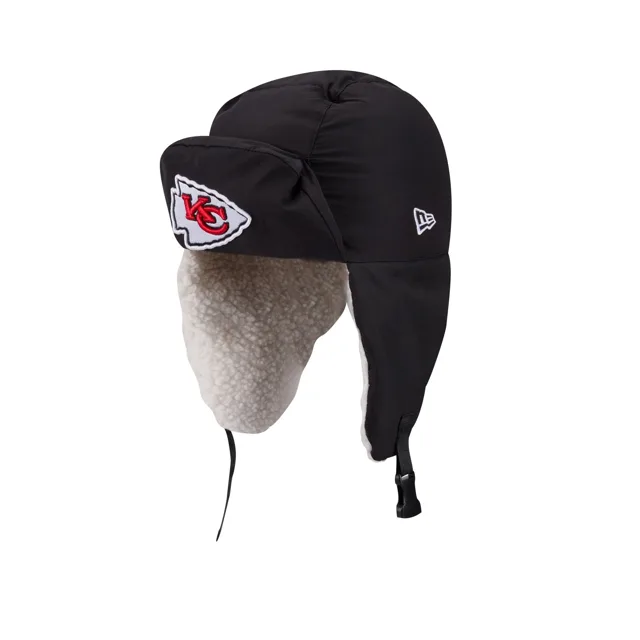 Alpha Industries x Kansas City Chiefs Chapeau de trappeur noir