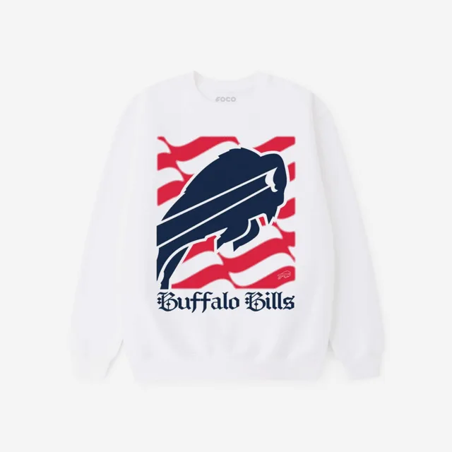 Buffalo Bills Sweat-shirt à col rond avec logo American Heritage