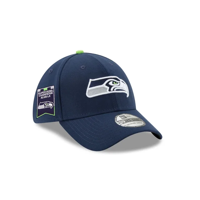 Seattle Seahawks Super Bowl LX Champions Bannière pluriannuelle 39THIRTY Chapeau extensible
