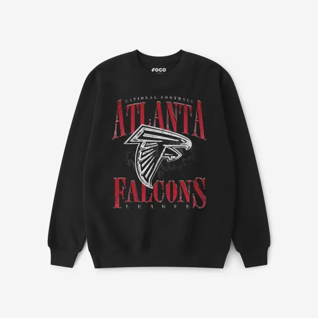 Atlanta Falcons Sweat-shirt à col rond chromé Stack