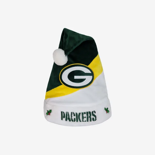 Green Bay Packers Bonnet de Père Noël color block