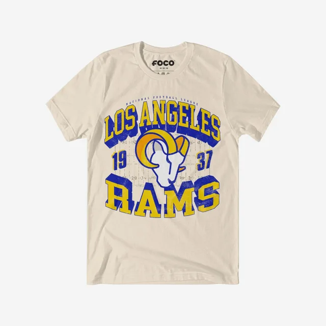 Los Angeles Rams 2020 T-shirt avec mot-symbole arqué rétro