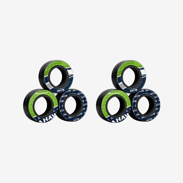 Seattle Seahawks Lot de 6 bagues magnétiques