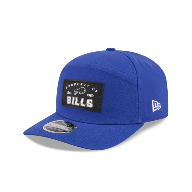 Buffalo Bills Propriété du panneau divisé en patch 9SEVENTY Stretch-Snap Hat