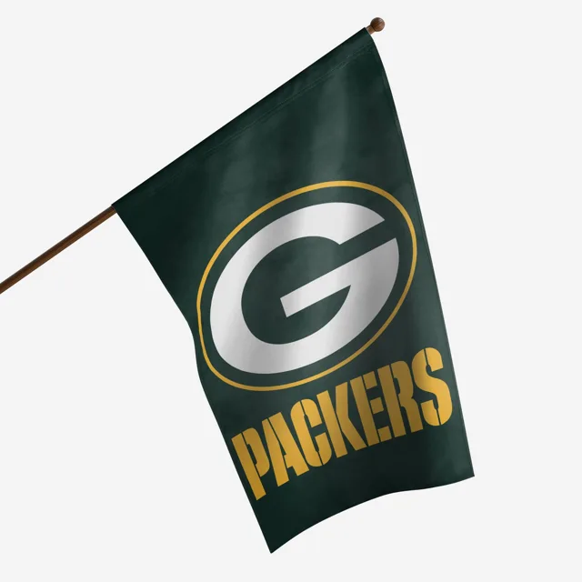 Green Bay Packers Drapeau vertical solide