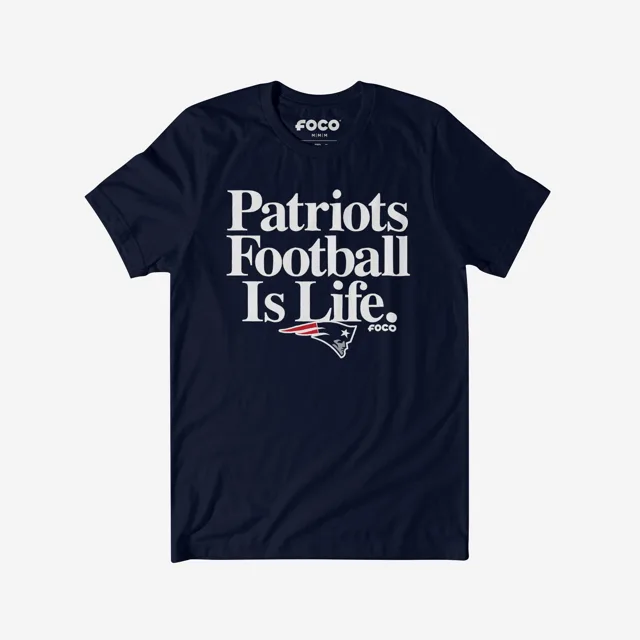 New England Patriots T-shirt Le football est la vie