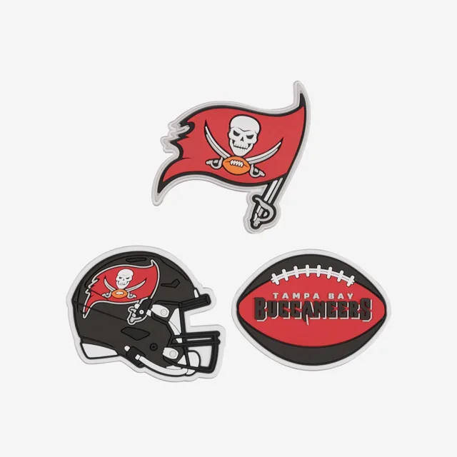 Tampa Bay Buccaneers Lot de 3 breloques fourre-tout pour hayon