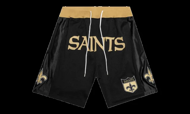 Short NFL Throwback New Orleans Saints "Noir" SHORMO20284 NOSBLCKL