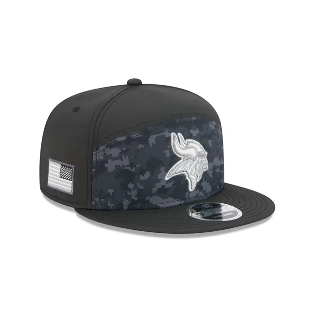 Minnesota Vikings 2026 Salut au service Panneau divisé 9FIFTY Snapback Hat