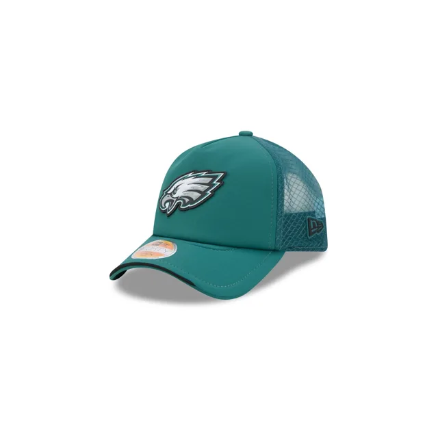 Philadelphia Eagles 2026 Sideline Casquette de camionneur 9FORTY APEX pour enfants