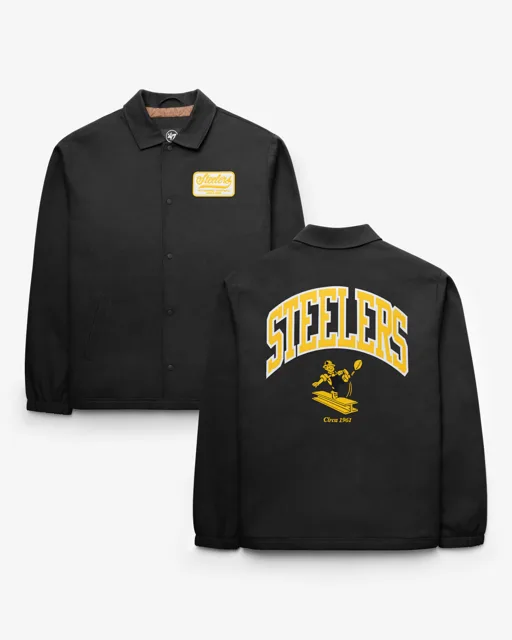 Pittsburgh Steelers VESTE D'ENTRAÎNEUR HISTORIQUE RECHAUPÉ '47