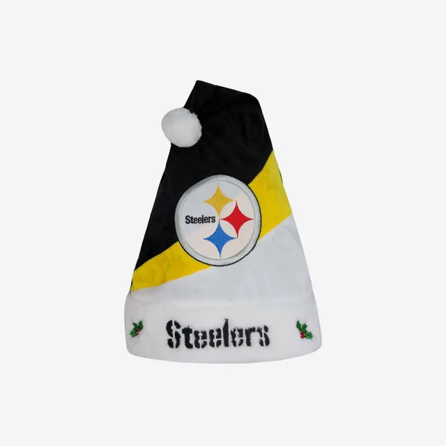 Pittsburgh Steelers Bonnet de Père Noël color block