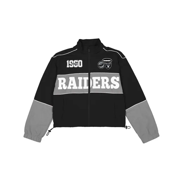 Coupe-vent court Las Vegas Raiders pour femme