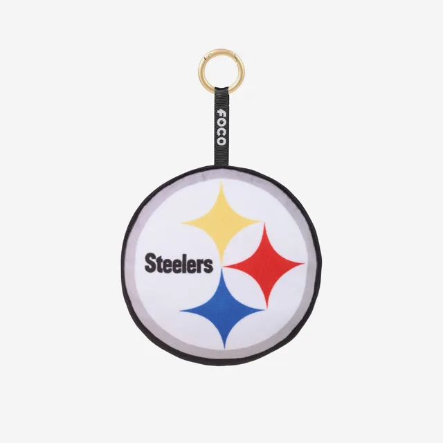 Pittsburgh Steelers Porte-clés avec logo de l'équipe en peluche