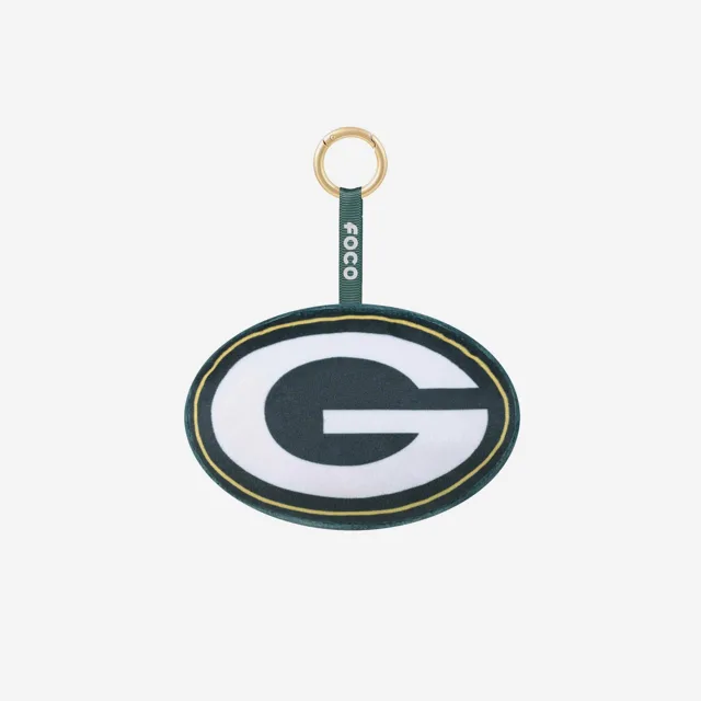 Green Bay Packers Porte-clés avec logo de l'équipe en peluche