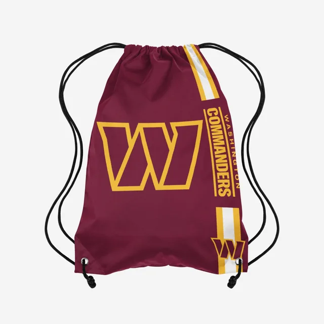 Washington Commanders Sac à dos à cordon avec grand logo