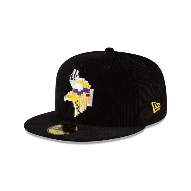 Just Caps NFL Pixelated Minnesota Vikings 59FIFTY Casquette ajustée