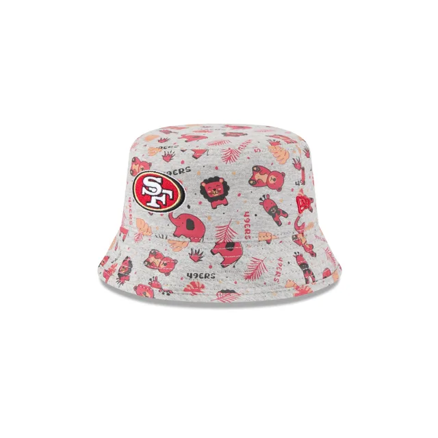 Chapeau bob pour enfants San Francisco 49ers avec animaux